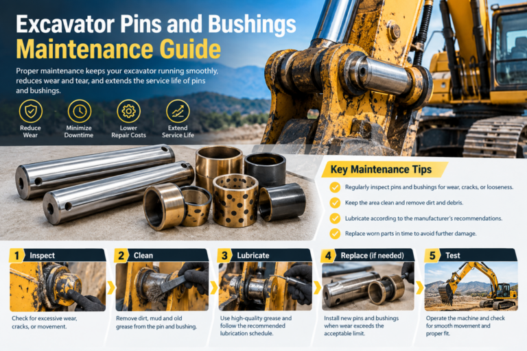Excavator Pins and Bushings Maintenance Guide 2026